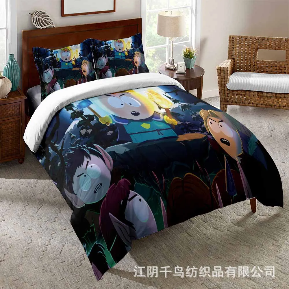 top Bedding Sets Bedding Sets South Cartoon Park Australia /Europe/USA Full Queen King Size Quilt Duvet Cover Pillow Case 2-3 Pieces Sets duvet covers