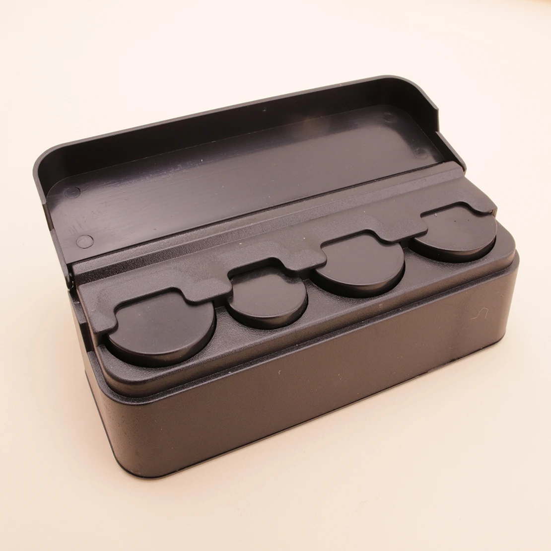 EIDRAN Universal Black Car Coins Holder Organizer Loose Change Storage Box Money Wallet Piggy Bank | Автомобили и мотоциклы