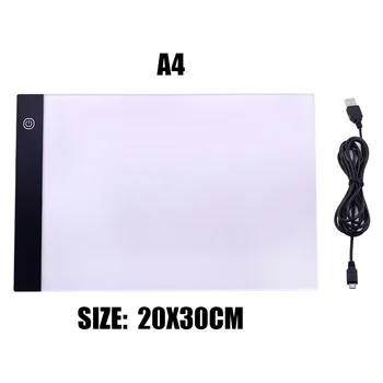 

A3/A4/A5 LED Light Pad Diamond Painting Tool Dimmable Ultra Thin Tablet Pad Daimond Embroidery Cross Stitch Needlework Mosaic