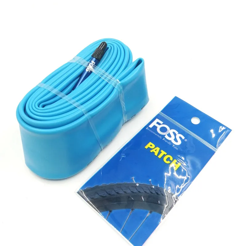 Foss 27,5 дюймов MTB горный велосипед внутренняя труба 650b 27,5*1,95-2,5 Шрейдер Preata клапан AV/FV Труба патч велосипедные шины часть - Цвет: FV Tube - Patch