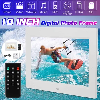 

10 inch Digital Photo Frame Screen LED Backlight HD 1080P Digital Photo Frame Electronic Album Picture Music Movie Full Function
