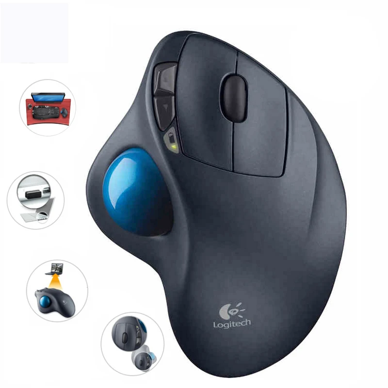 Мышь logitech m570 с USB 1000 PPP поддерживает настольный компьютер/ноутбук беспроводная шариковая мышь для отслеживания