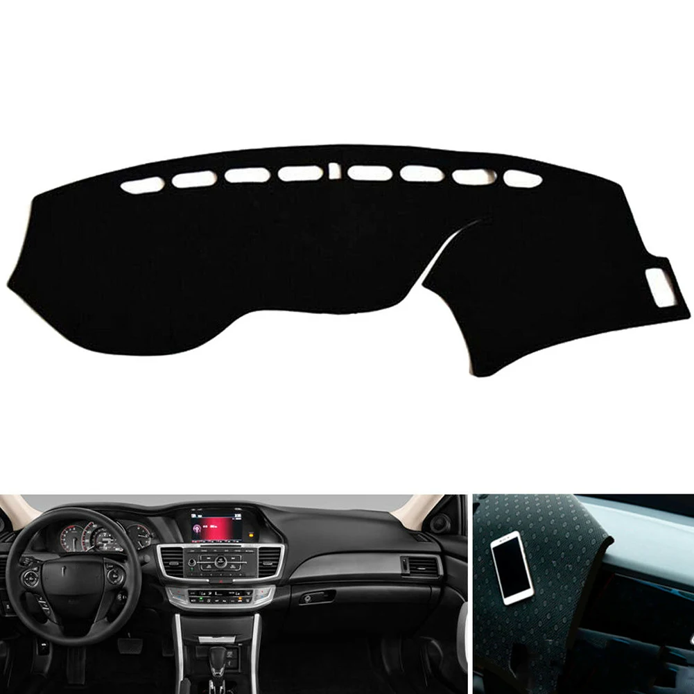

Car Dashboard Cover Dash Mat For Honda Accord 2013 2014 2015 2016 2017 Dashboard Pad Carpet Sun Shade Mat Anti-UV Car Accessory
