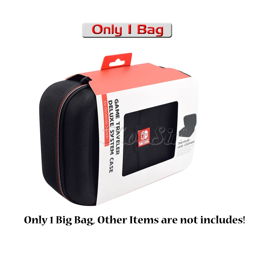 Only 1 Big Bag Чехол для хранения с консольной сумкой для переноски, Жесткий Чехол Joycon с ручками, силиконовый чехол - Цвет: Only 1 Big Bag