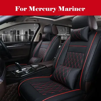 

Luxury 5-seats Car Seat Cover SUV sedan Full Set Thicken Cushions Protector PU Leather For Mercury Mariner
