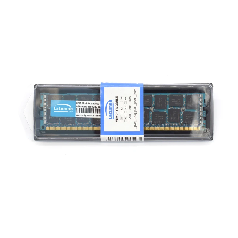 Latumab RAM DDR3 8GB 16GB 32GB 1600MHz REG ECC Серверная память PC3 12800 240 Pins Memoria модуль