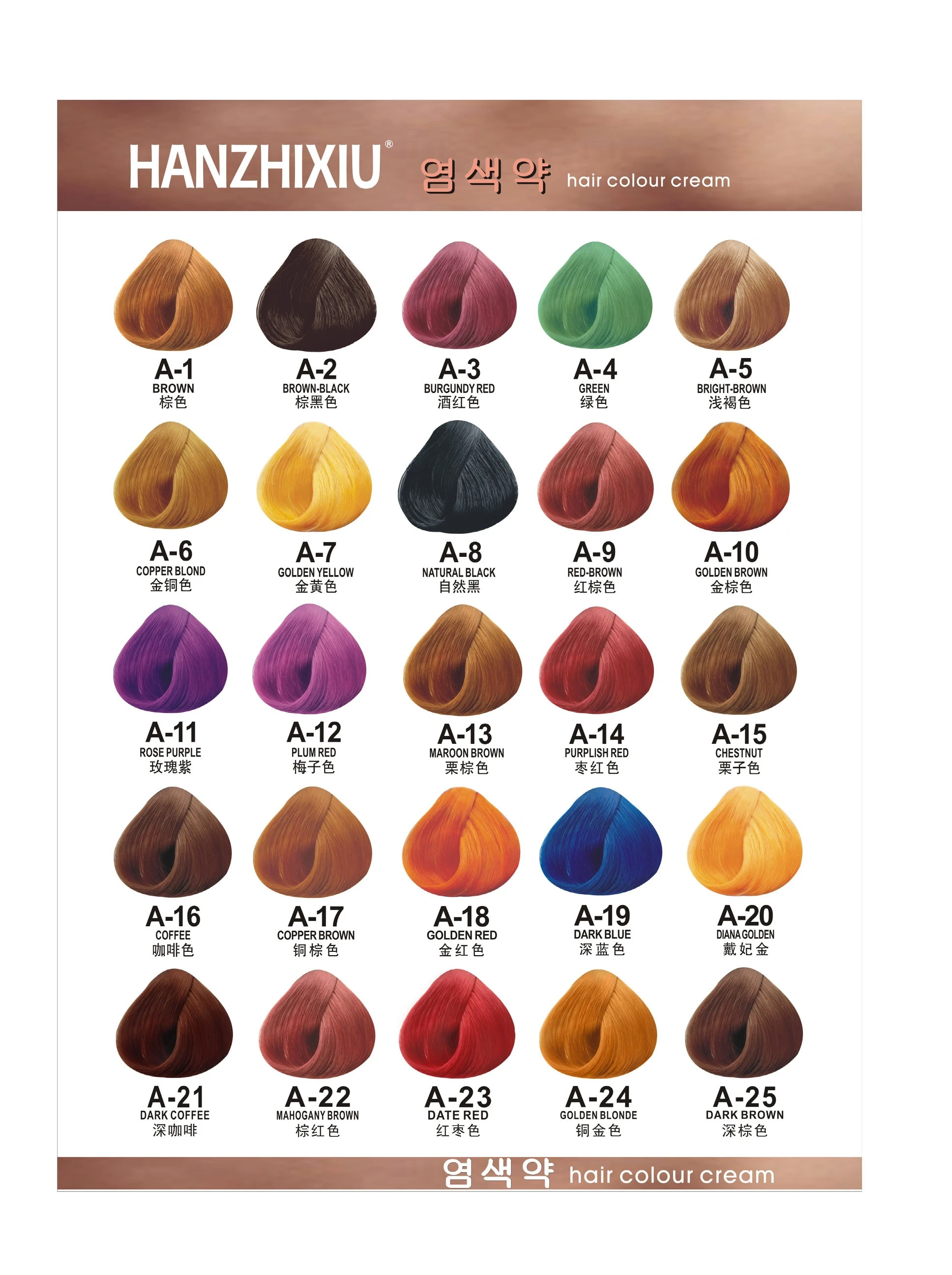 Hanzhixiu 30mlx2 صبغة شعر دائمة اللون مع المكونات النباتية 25 لونا Dye Colorant Hair Dye Colorhair Dye Aliexpress