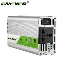 Adapter Charger Converter Sine-Wave AC 2000W 220V Watt Portable To 12V DC 12-To 220-Modified