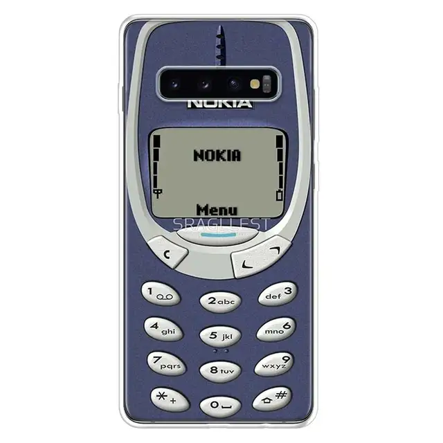 Retro mobile phone Phone Case For Samsung Galaxy S20 FE S21 Ultra S10 Lite S9 S8 Plus S7 Edge J4 J6 J8 Soft TPU Back Cover TB243-1