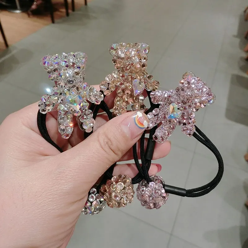 Женская эластичная повязка для волос Boutique Стразы с бриллиантами и бантом резинка