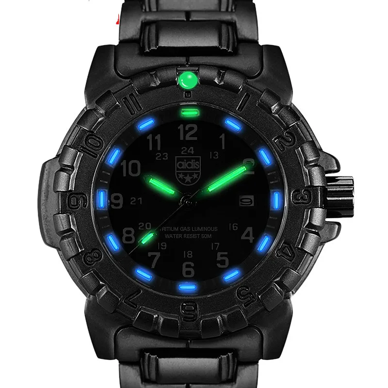 Cena Najlepsze marki luksusowe męskie zegarki Luminous Outdoor Sports kwarta zegar męski wielofunkcyjny wodoodporny kwarta zegarek Relogio Masculino