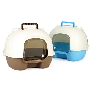 

Fully-enclosed Cat Litter Box Anti-spatter Deodorant Deodorant Large Oversized Cat Poop Cat Pot Toilet Shit Supplies