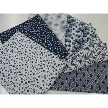 

FABRIC Poplin cotton Ref. NIPON BLUE length 0,50 mts x width 2,80 mts