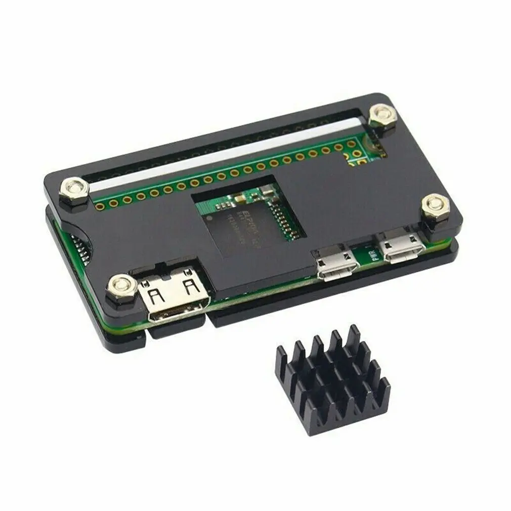 1 шт. акриловый чехол на заказ предназначен для Raspberry Pi Zero с прозрачной Болтовой структурой