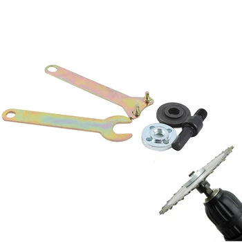 

5pcs 10MM Electric Connecting Rod Drill Angle Mill Handle Grinder Wheels Disc Hardware Accessories Set