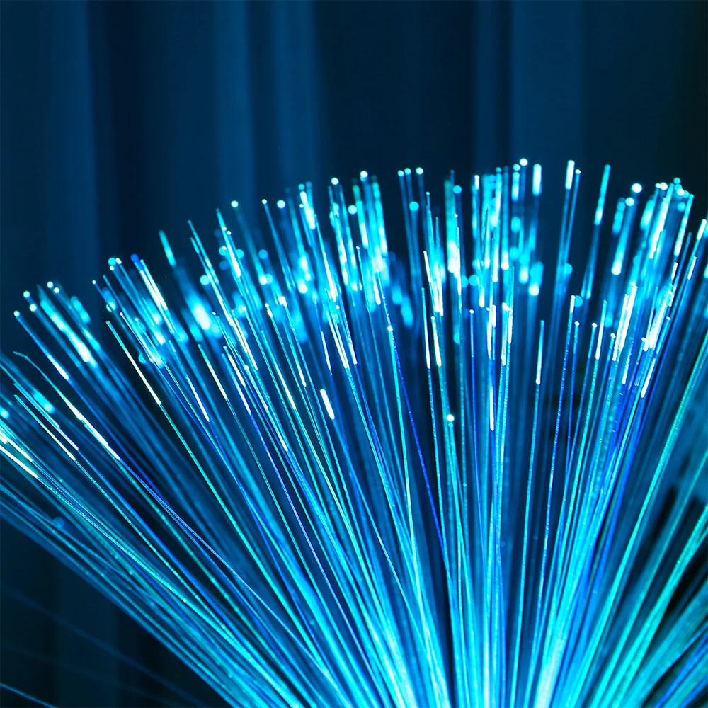 LED Romantic RGB Color Change LED Fiber Lantern Light Holiday Wedding Battery Powered Valentine Party Decorative Light Beam 12