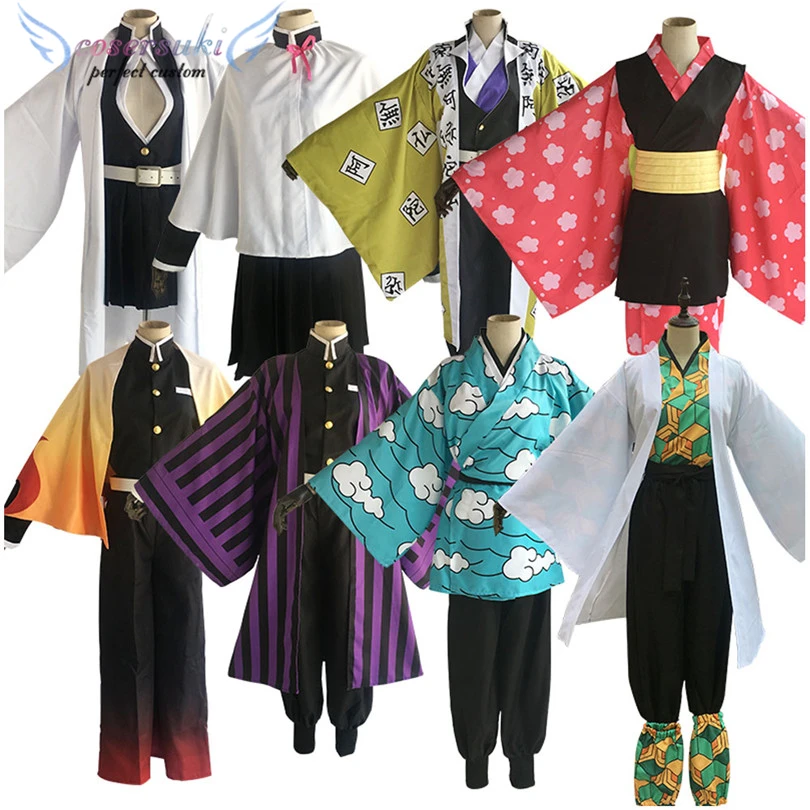 

Demon Slayer: Kimetsu no Yaiba Kamado Tanjirou Makomo Sabito Tsuyuri Kanao Cosplay Carnaval Halloween Christmas Costume