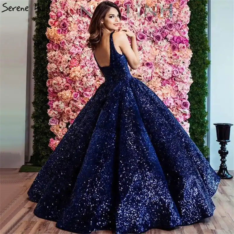 blue wedding gowns 2019