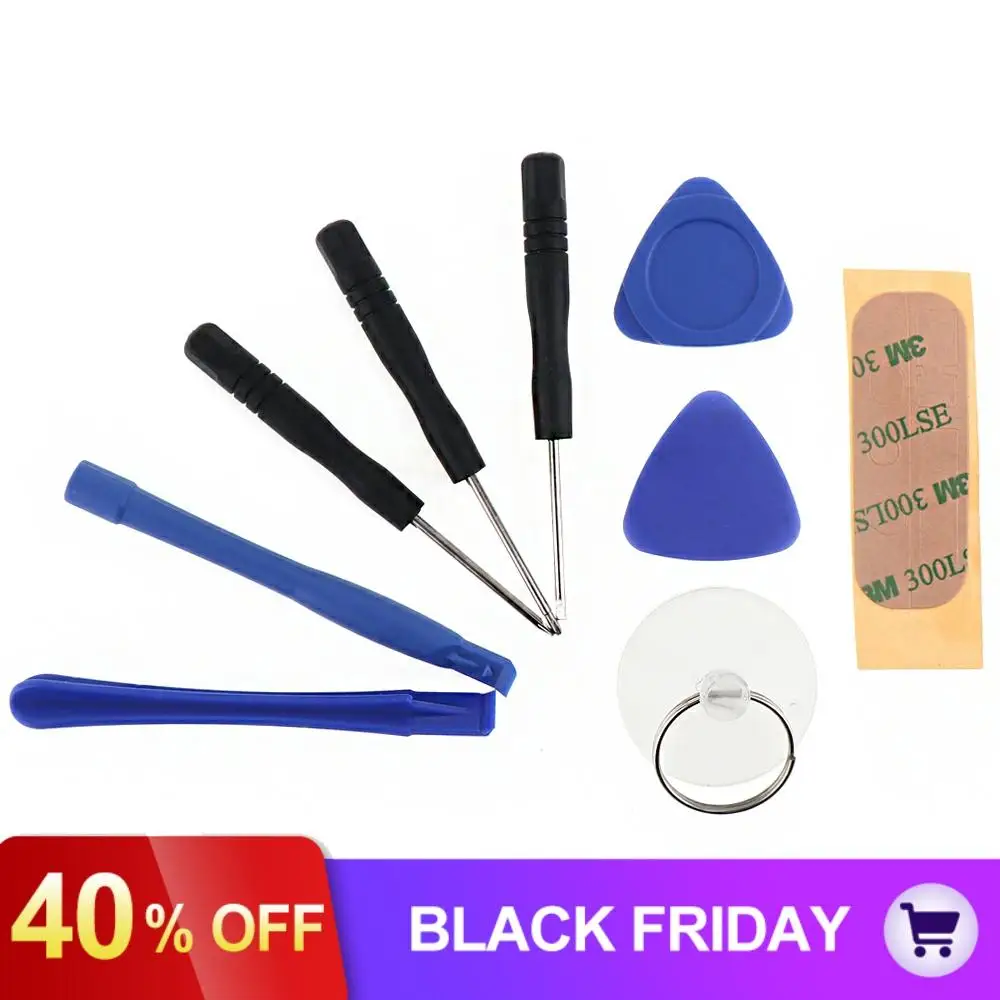 

2sets! 9 In 1 Hand Tool Set Mobile Cell Phone Opening Pry Repair Tool Kit Screwdrivers Disassembly Fit for iPhone 5 5S 6 6S 7 7S