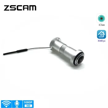 

New Arrival 1080P wi-fi Door Eye Hole Home Mini Peephole IP Onvif Camera Two-way Voice Intercom Motion Sensor RTSP Camera