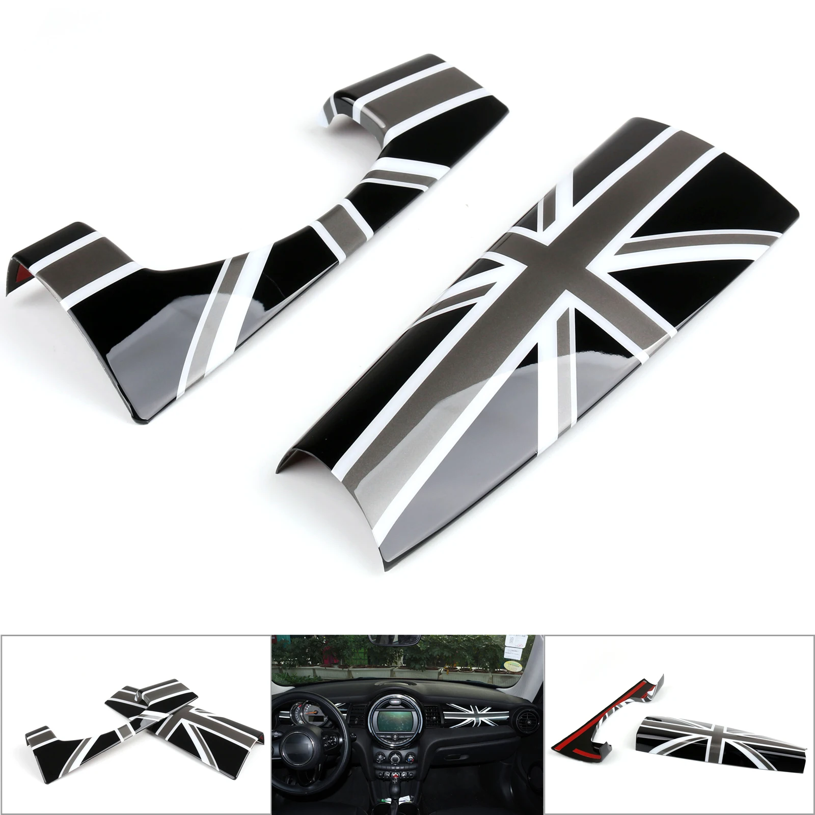 Areyourshop Dashboard декоративный кожух Union Jack JCW для BMW для MINI Cooper F55 F56- Аксессуары для стайлинга автомобилей