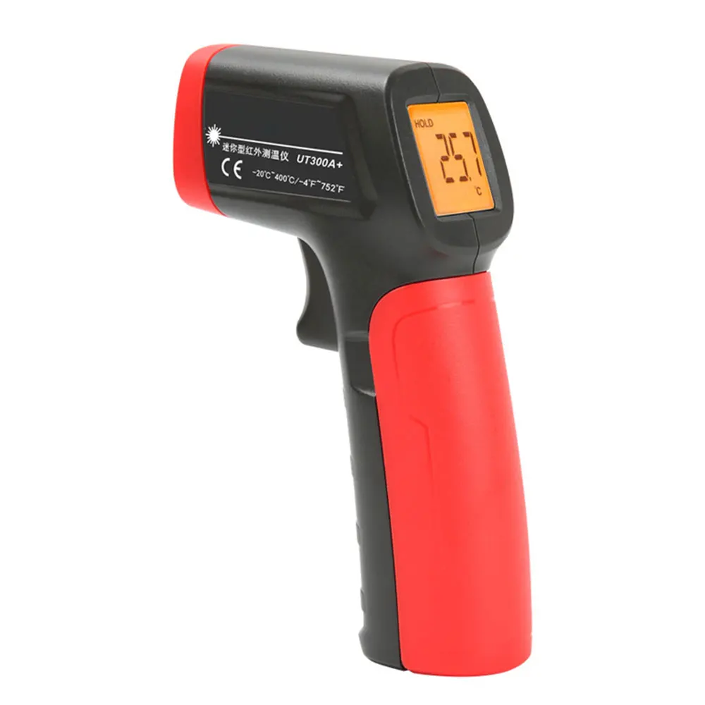 Temperature Measurement Tool Health Black Red Infrared Thermometer Contactless Industrial Thermometer ABS with LCD