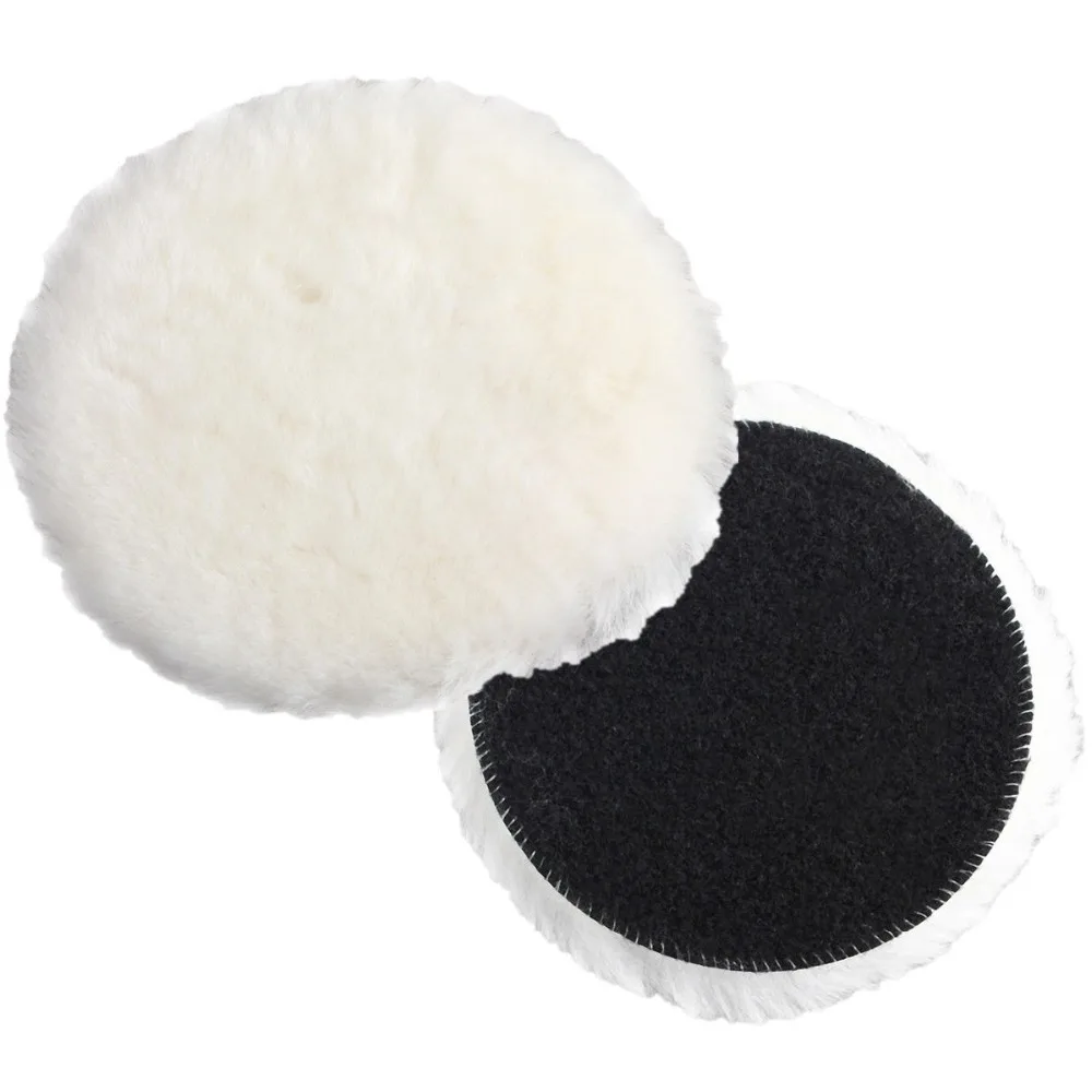 3/4/5/6/7'' Polisher Buffer Wool Buffing Clean Pad Magic Patch Car Detailing Polishing