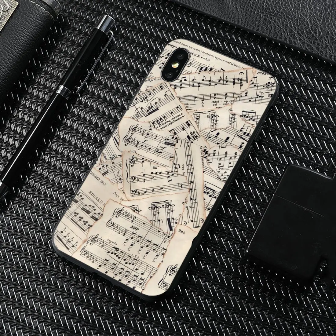Мягкий чехол для Huawei Honor Y5 2018 2019 8S 9X Pro 20 10 10i Lite музыкальные ноты скрипка