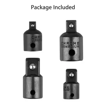 

New 1/4 3/8 1/2 Inch Ratchet Socket Adapter Reducer Converter Tool 4pcs