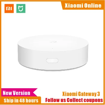 

2019 New Xiaomi Mijia Multifunctional Gateway 2/3 new Hub Alarm System Intelligent Online Radio Night Light Bell Smart Home Hub