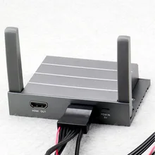 Конвертер черный зеркальный блок ссылок адаптер 12В Автомобильный WI-FI дома прочный DVD Алюминий 1080P DLNA HDMI Беспроводной для смартфона 5G