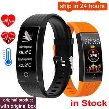 

Smart Band Body Temperature Watch Fitness Tracker Bracelet IP68 Waterproof For Sport Pedometer Fitness Bracelet Blood Pressure