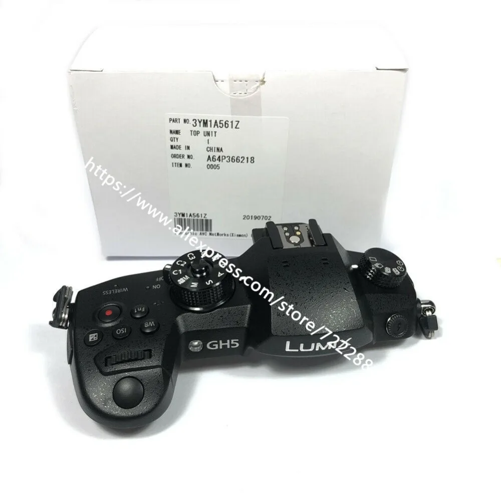 Запчасти для Panasonic Lumix DC-GH5 Верхняя Крышка Корпус в сборе режим кнопка спуска затвора(черный) 3YM1A561Z