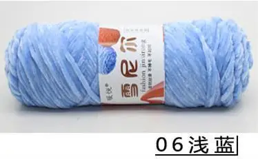 6 10pcs 1000 г/лот бархатная пряжа, мягкая протеиновая кашемировая пряжа, шелковая шерстяная пряжа для вязания крючком, хлопковая Детская шерстяная пряжа, свитер своими руками - Цвет: 6 10pcs