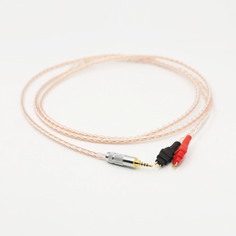 2 5mm TRRS BALANCED Cable For HD650 HD600 HD660s Silver Copper Twisted headphone upgraded cable