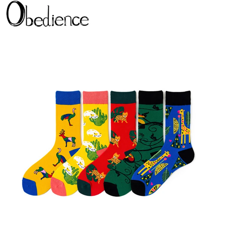 

Designer Colorfull Cotton Unisex Crew Socks Funny Harajuku Cute Novelty Cartoon sloth Designer socks Christmas Skateboard Socks