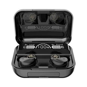 

M16 TWS Touch Bluetooth 5.1 Earphones LED Digital Display Wireless IPX7 Waterproof Noise Reduction Earbuds