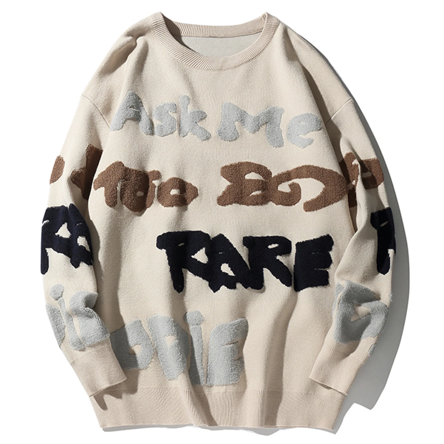 Aelfric Eden модный мужской свитер с буквенным принтом осень Harajuku хип хоп топы оверсайз Повседневная Уличная одежда пуловер верхняя одежда