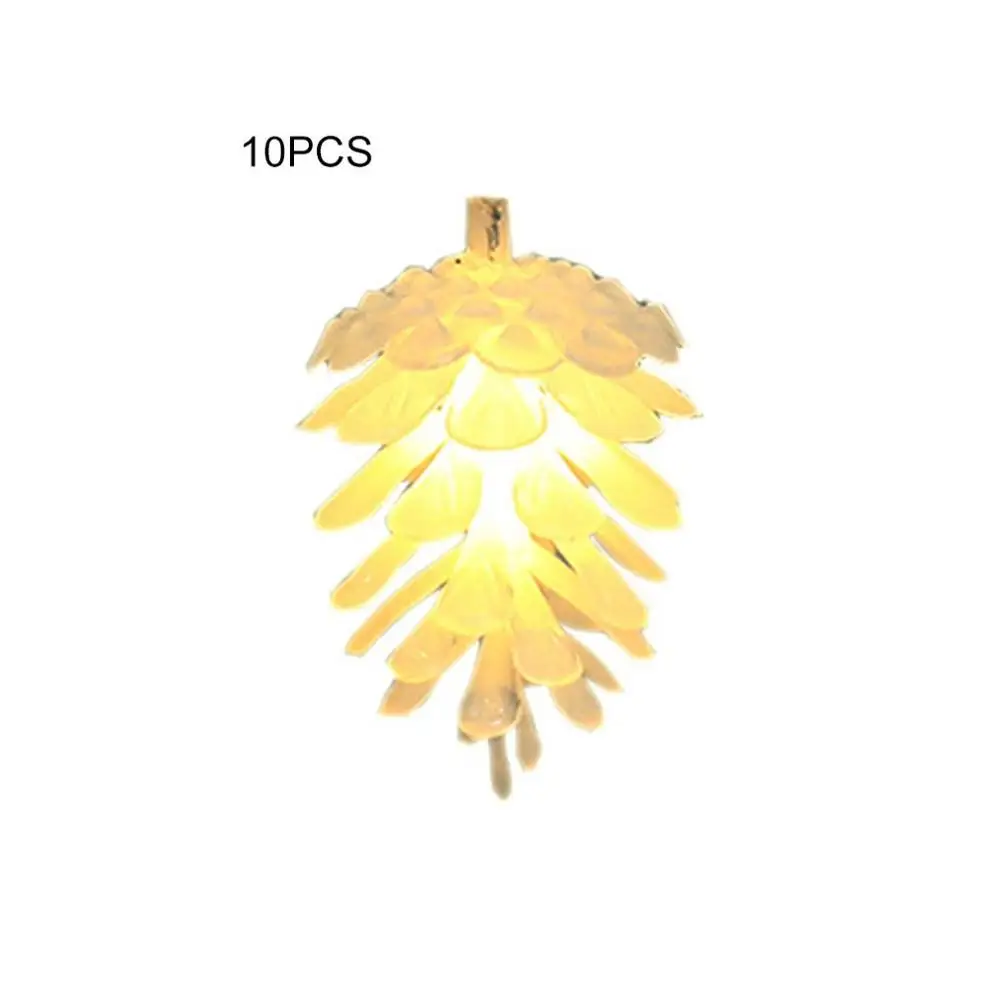 Led Pine Cone Shape Lights String Flashing Battery Starry Christmas Dorm Wedding Decoration | Лампы и освещение