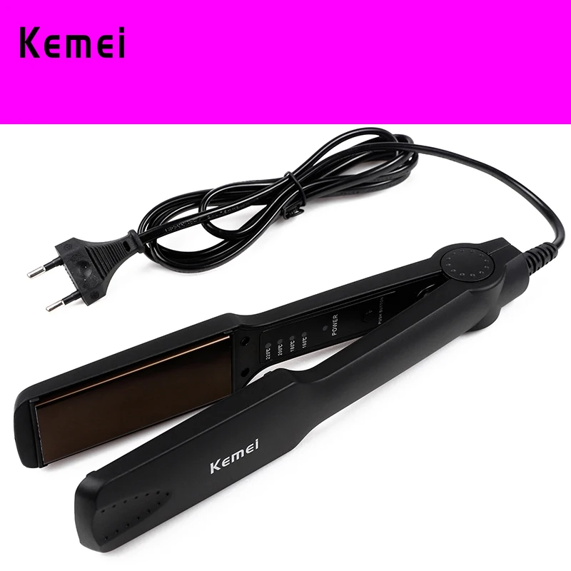 Kemei Профессиональный инфракрасный выпрямитель для волос выпрямитель утюжок Быстрый разогрев pranchas щипцы для завивки Инструменты для укладки Kemei329