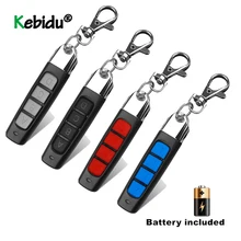 Универсальный портативный пульт дистанционного управления, Электрический контроллер копирования, мини беспроводной передатчик, 4 кнопки, автомобильный брелок 433 МГц