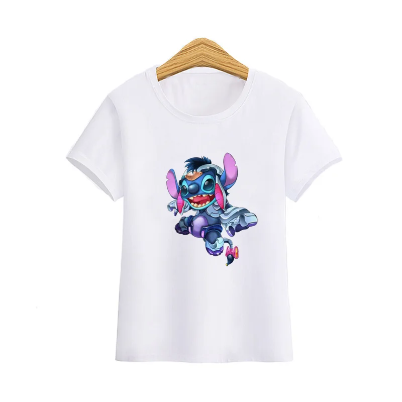 5 Женская футболка LILO STITCH летние белые Harajuku милые футболки забавный мультфильм дэдпо Повседневная футболка милые тонкие повседневные топы - Цвет: 5