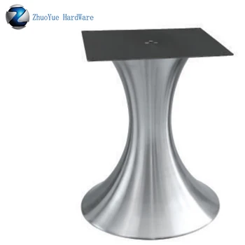 

factory price wholesale restaurant white Aluminum saarinen tulip table base metal dining leg
