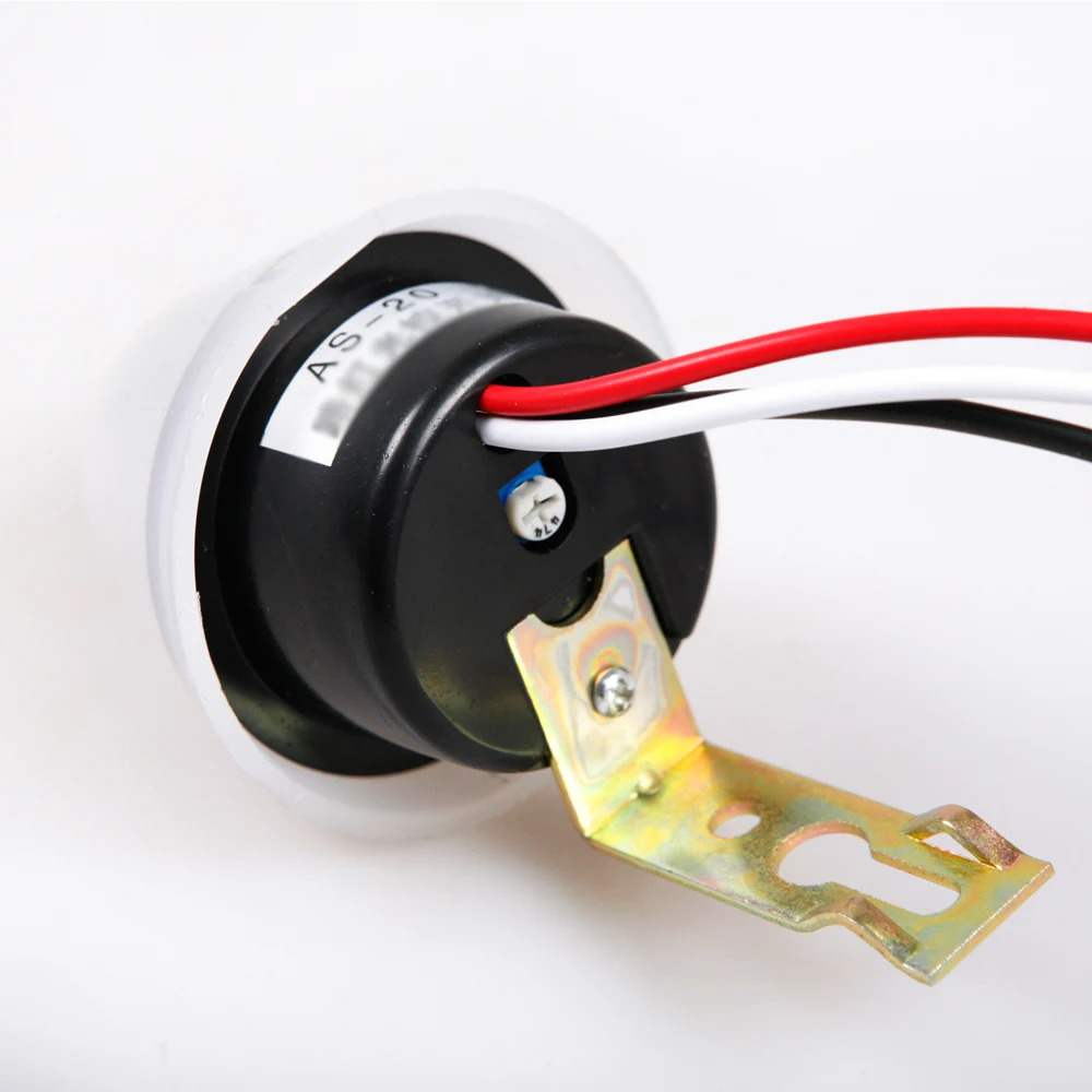 

220V 10A Light Sensor Auto Control Switch Street Road Day off Night on 50Hz 1pc