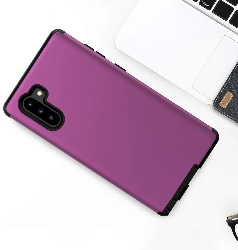 3 в 1 ударопрочный ударозащитный чехол для samsung Galaxy Note 10 Plus прочный защитный чехол