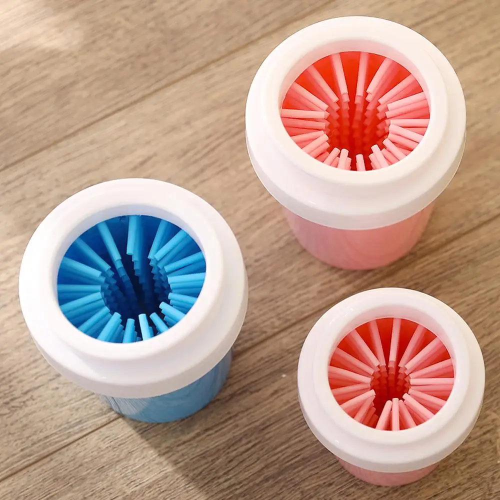 

Portable Puppy Foot Washer Dog Paw Cleaner Pet Dirty Paw Quickly Wash Foot Cleaning Bucket Cat Dogs Silicone Washing Foot Cup