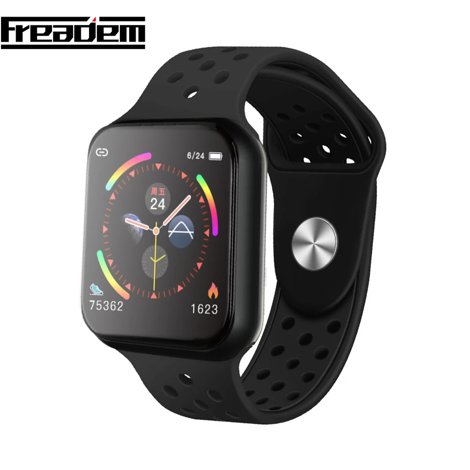 

Freadem F9 Sport Smart Watch IP67 Waterproof Heart Rate Smart Bracelet Blood Pressure Smartwatch Support IOS Android PK F8 W34