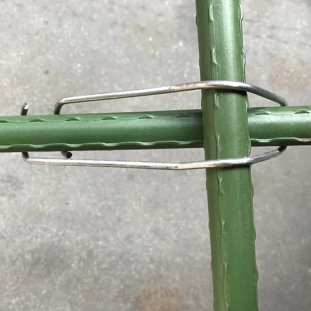 30 Db Kerti Cső Tartó Acél Huzalklip 11/16/20 Mm -Es Polc Keret Diy Csatlakozó Üvegházhatású Rugóhuzal -Klip Rögzítő Bilincs - Image 6