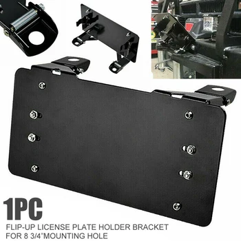

Car Durable Mount Bracket Vehicle Guide Rope Auto Hole Accessories License Plate Frame Holder Steel Protective Winch Roller