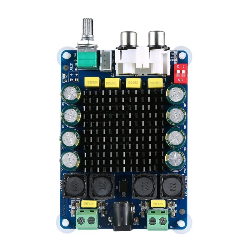 AAAE Top-Tda7498 класса D высокой мощности Цифровой усилитель доска 2X100 Вт усилители двухканальный стерео усилитель модуль